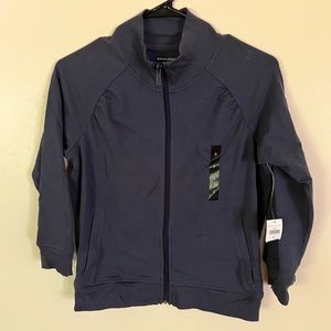 Navy Banana Republic Zip Up Small